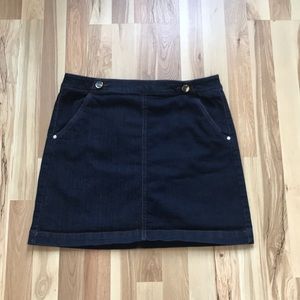 Loft Denim mini skirt, size 12P